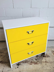 Mod Campaign Style Laminate Dresser
